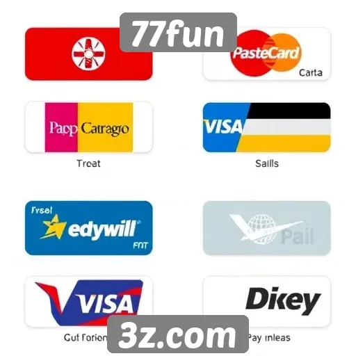 Opções de pagamento disponíveis no 77fun